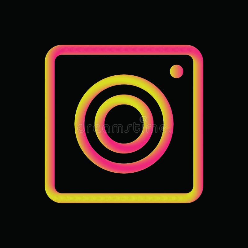 Pictogramă gradient cameră video 3d stock illustration