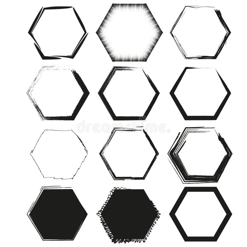 Pictogramă gradient hexagon. Model de formă geometrică. Formă vectorială abstractă. Contrast deschis spre închis. vector illustration
