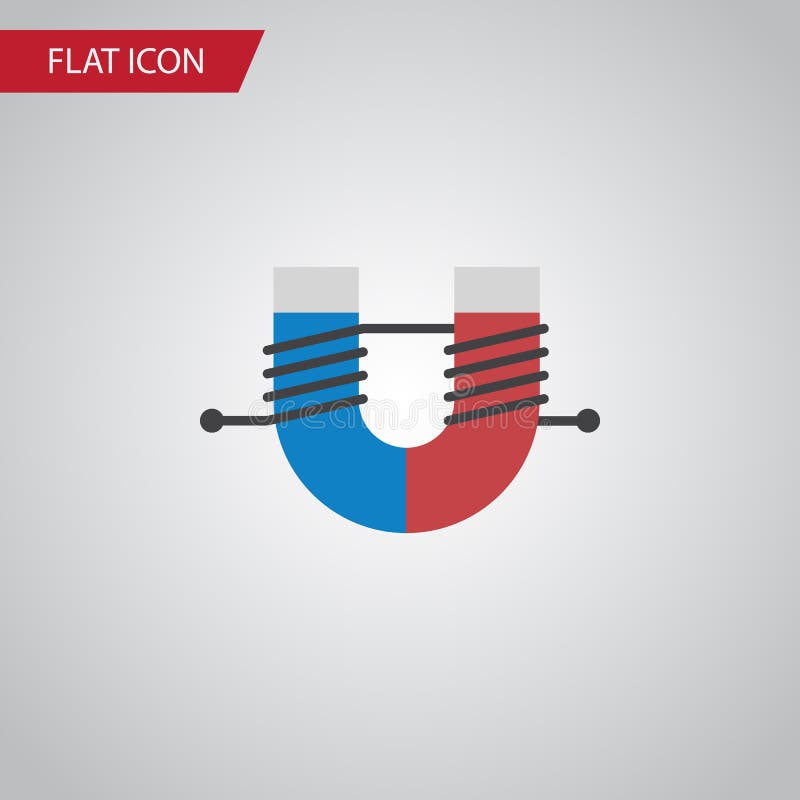 Pictogramă imagine fixă magnet izolată. un element vectorial atractiv al forței poate fi utilizat pentru un concept atractiv al ma stock illustration