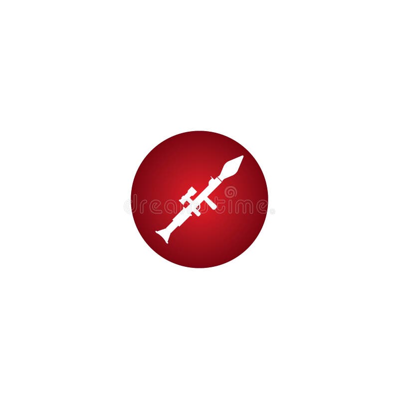 Pictogramă lansator rachetă vector illustration