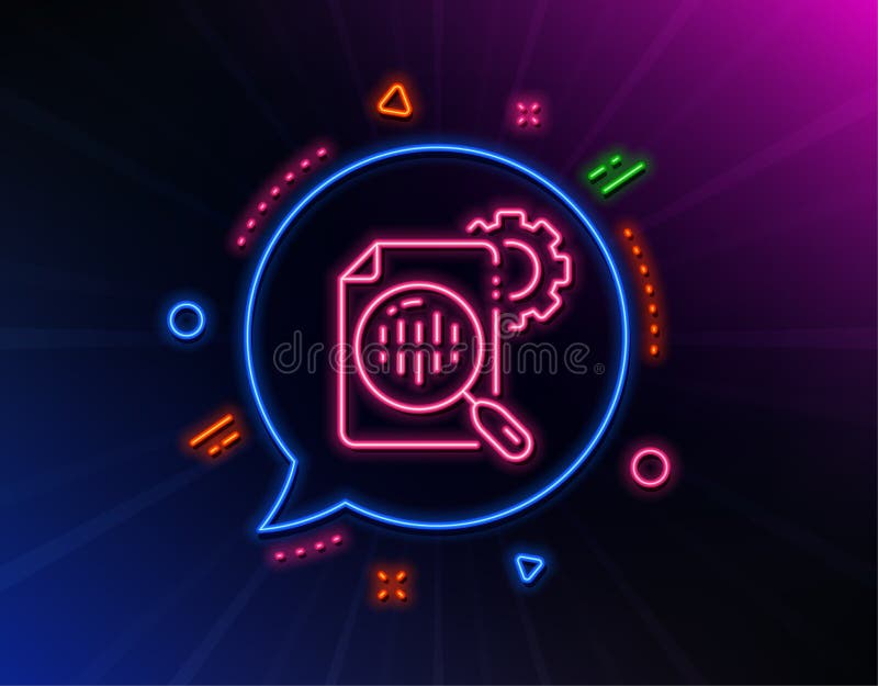 Pictogramă linie de statistică seo. setări indicator cogrodă. gestionarea traficului. vector royalty free illustration