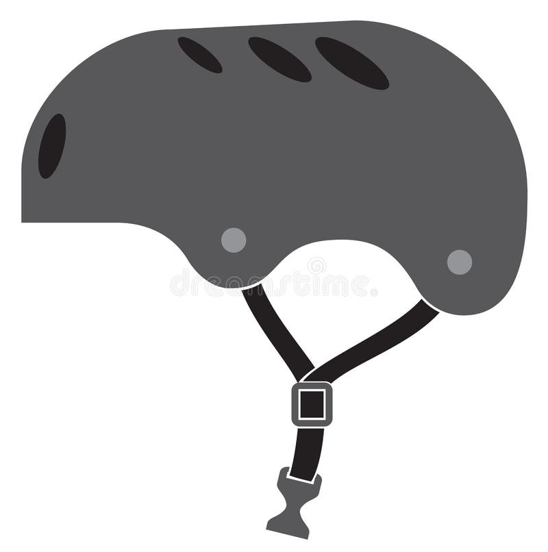 Pictogramă pentru cască pentru biciclete royalty free illustration