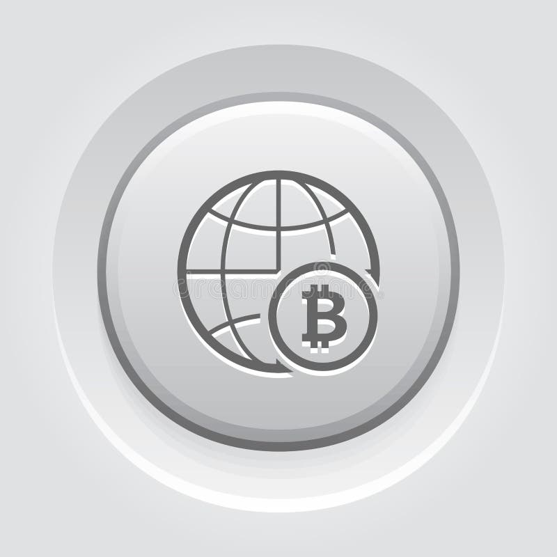 Pictogramă rețea globală. stock illustration
