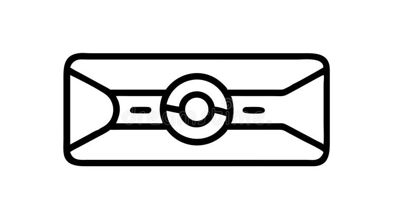 Pictogramă Slot pentru scrisori și design vector de comunicare Generative AI vector illustration