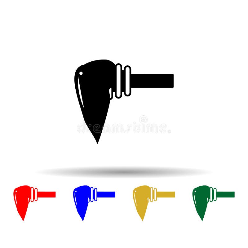 Pictogramă stil multi-color pentru miere organică. vector simplu glif plat al pictogramelor apicultorului pentru site-ul Web ui și stock illustration