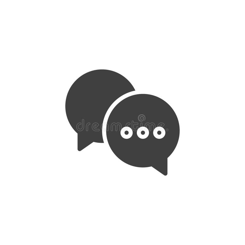 Pictogramă vectorială mesaje de dialog stock illustration