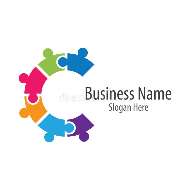 Pictogramă vectorială pentru sigla puzzle royalty free illustration