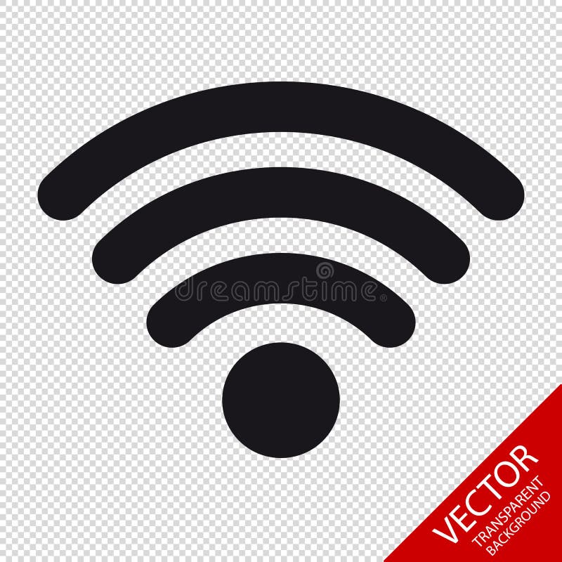 Pictogramă WLAN wireless de semnal WLAN pentru aplicații sau site-uri web stock illustration