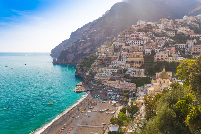 Pictoresque town of Positano, Amalfi coast, Campania region, Italy stock images Pictoresque town of Positano, Amalfi coast, Campania region, Italy stock images