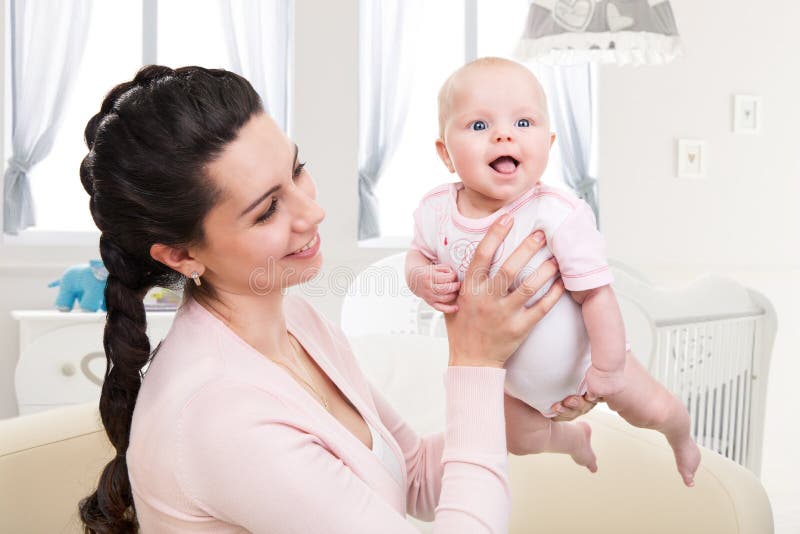 Picture of baby with mother