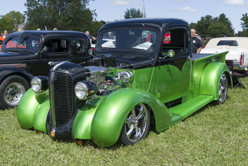 Classic hot rod truck