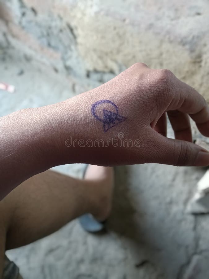 Illuminati hand piece made Marked for Life Tattoo Studio Facebook