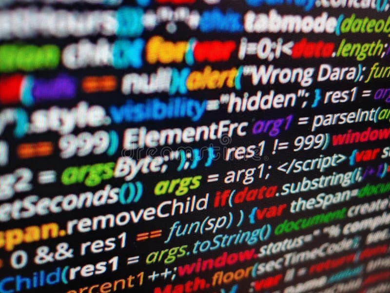 Picture of colorful computer programming code on screen vibrant abstract color code background wallpaper amazing cool colors wow stock photos Picture of colorful computer programming code on screen vibrant abstract color code background wallpaper amazing cool colors wow stock photos