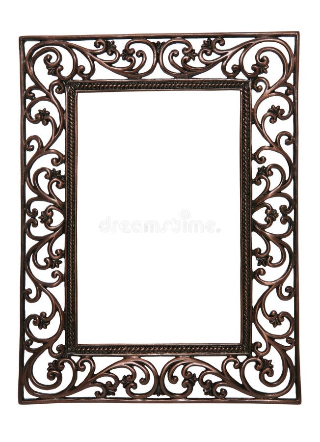 Picture frame stock photo. Image of coated, frame, isolated 2663932