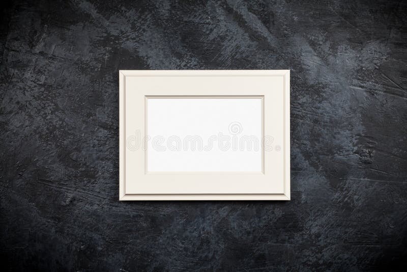 Picture Frame on Dark Background Stock Photo Image of poster, decor
