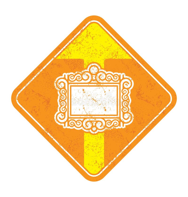 Picture frame vector icon. stock vector. Illustration of ornament