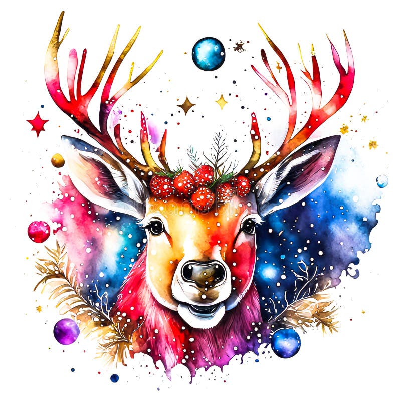 How To Draw A Christmas Deer, Reindeer, Step by Step, Drawing Guide, by  Dawn - DragoArt