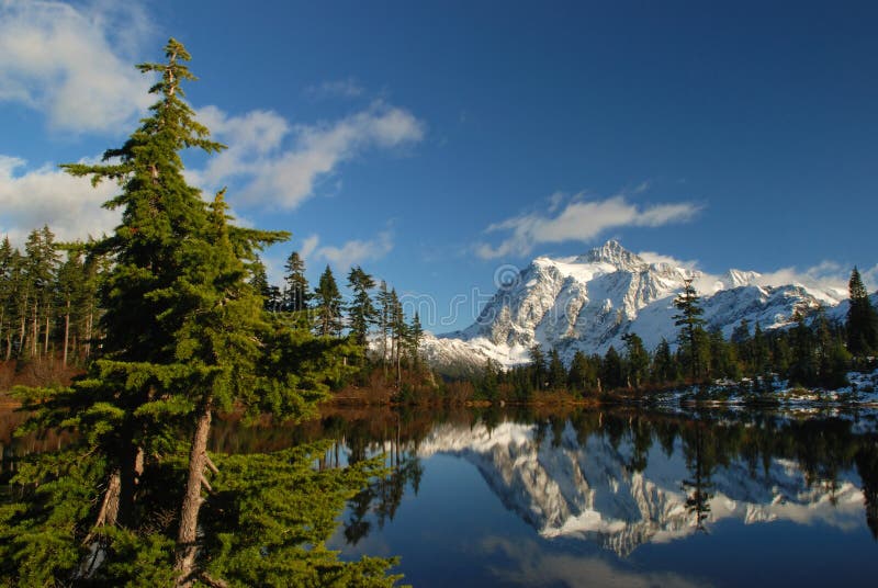 Picture lake and mt. shuksan