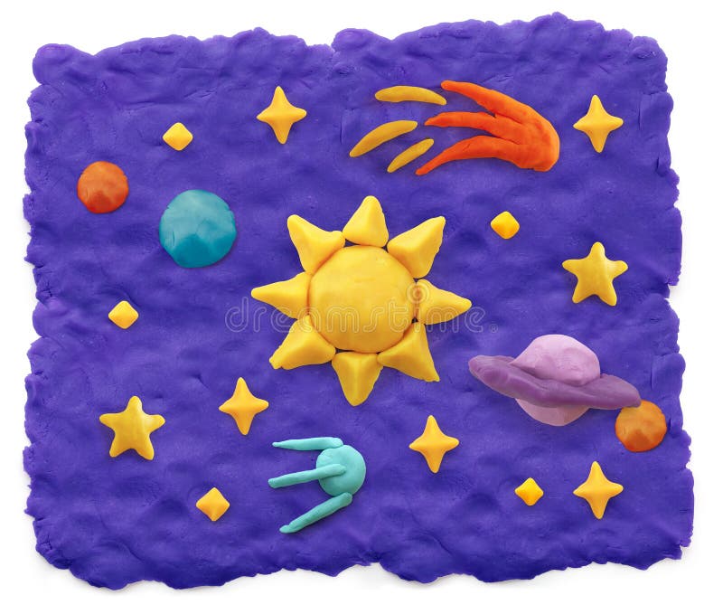 Picture made of playdough stock photos