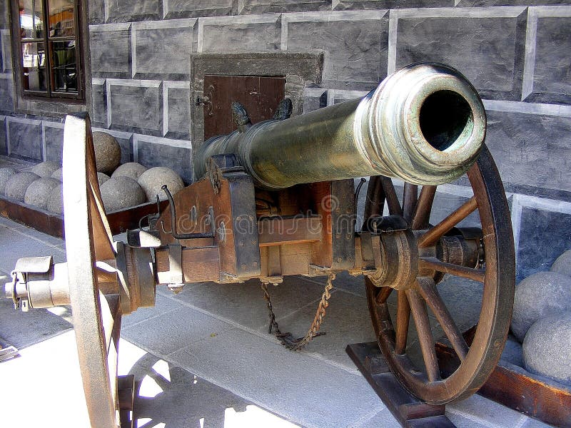 Cannons. stock image. Image of wheel, powerful, charge - 54064817