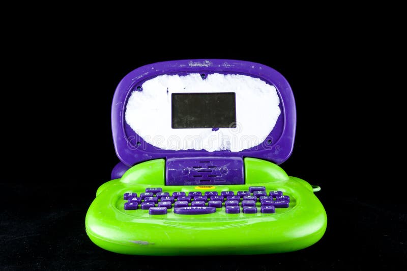 Computer Toy stock photo. Image of laptop, black, educational 139972910