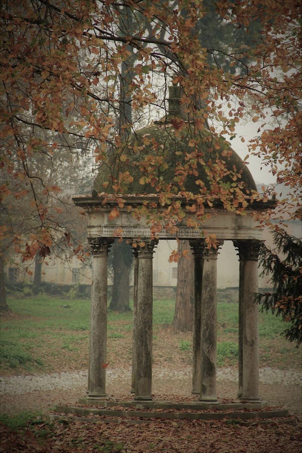 The countryside in Cremona, Italy. Santa Maria del Campo