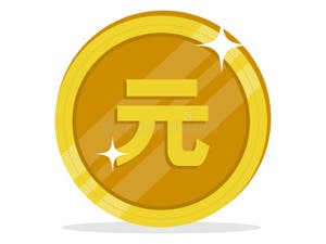 New Taiwan Dollar Coin Money Color Icon Element Of Color Finance 
