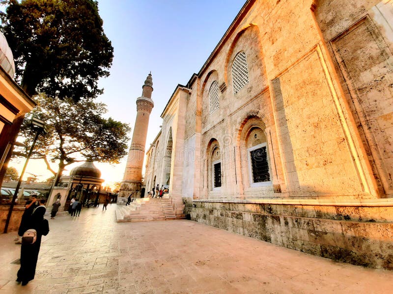 A Picture Of Ulucamii Mosque Before Eid Al Adha Prayer. Editorial