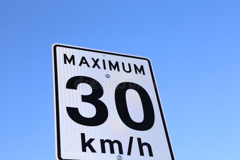 30 km/h- travel and transportation road trips and signs