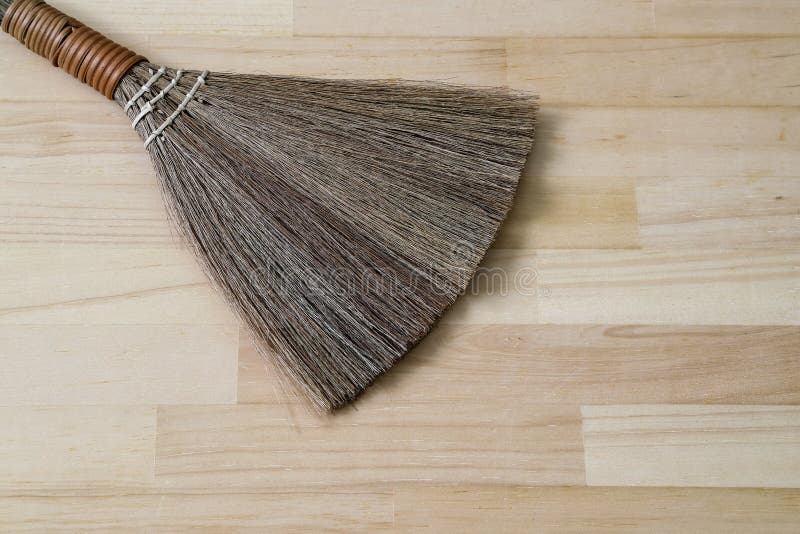 Hand broom stock photo. Image of housekeeping, close 12278922
