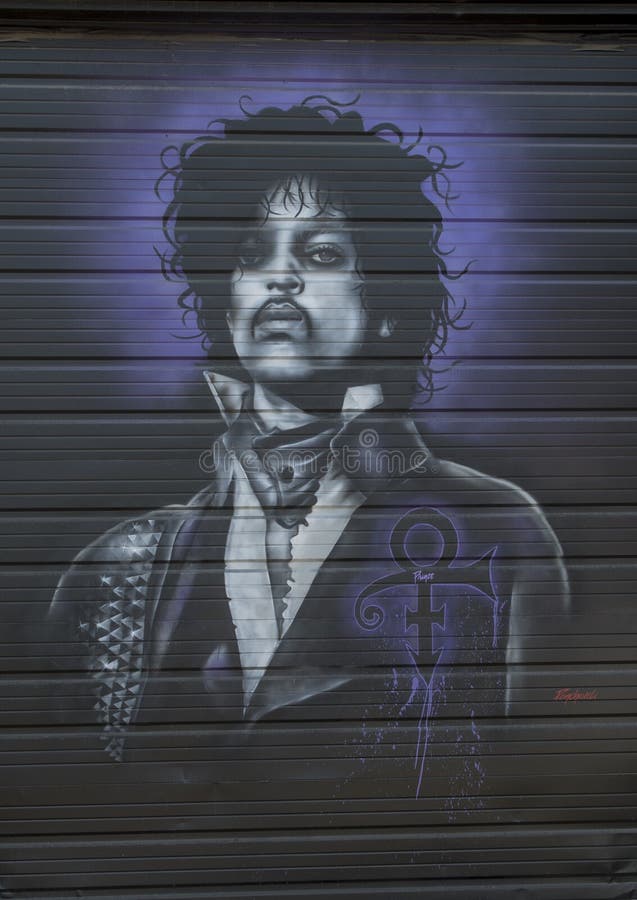 Prince Mural by Theo Ponchaveli, Dallas, Texas