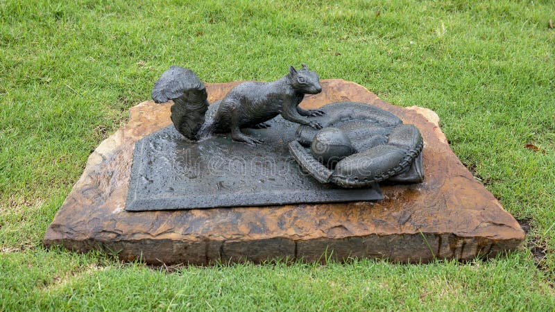 `The Harvest Game` by David Iles in Foncine Settlement Park in the City of Frisco, Texas.