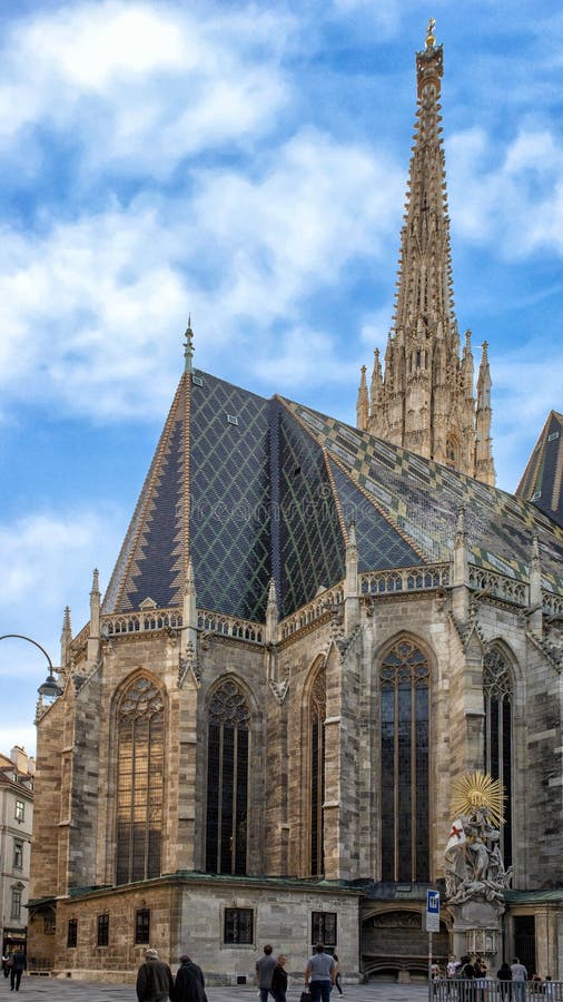 Saint Stephen`s Cathedral, Vienna, Austria royalty free stock images Saint Stephen`s Cathedral, Vienna, Austria royalty free stock images
