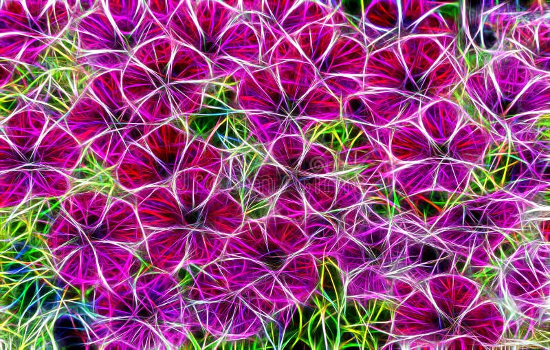 Pictureof abstracto hermoso del fractal flores stock de ilustración Pictureof abstracto hermoso del fractal flores stock de ilustración