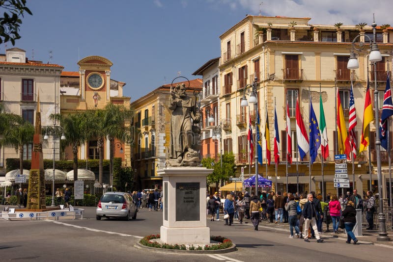 Piazza Tasso. Sorrento. Naples. Italy