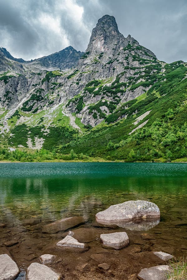 Green Lake in Slovak Tatras.