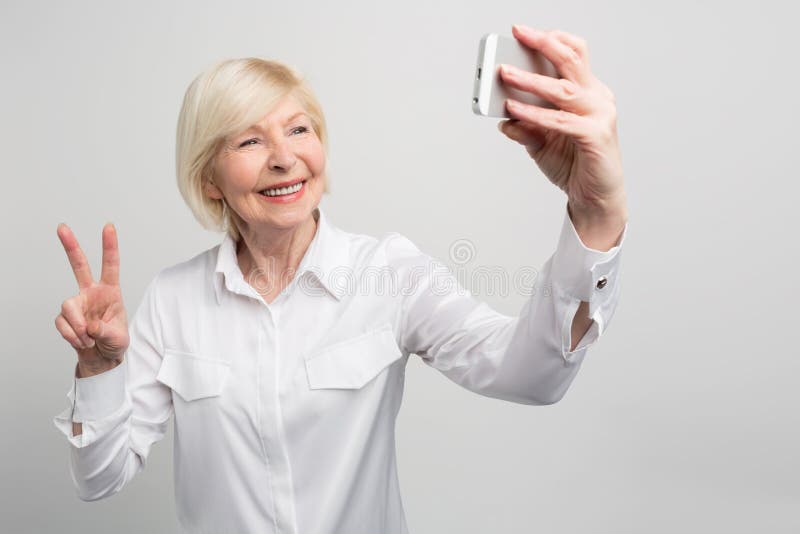 A Picutre From Another Angle Where Grandma Is Taking A Selfie She Knows Everything About Youth