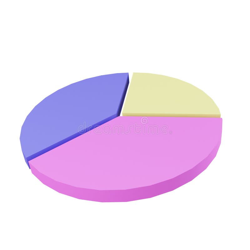 Pie Chart 3d Rendering Set Stock Illustration Illustration Of Dollar