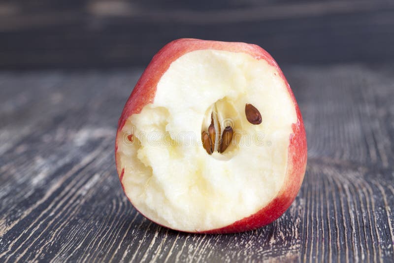 Piece of apple royalty free stock photo