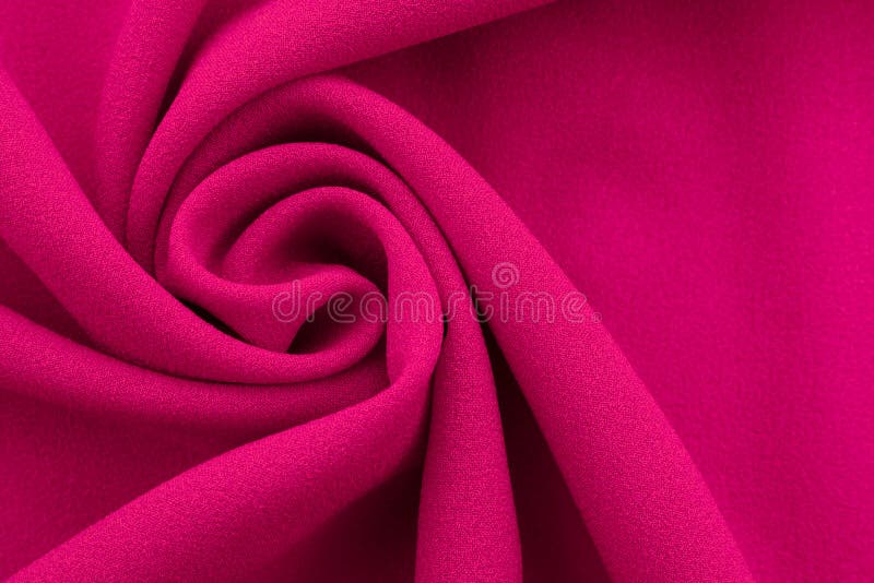 A Piece Of Burgundy, Red Fabric Texture For Background And Design