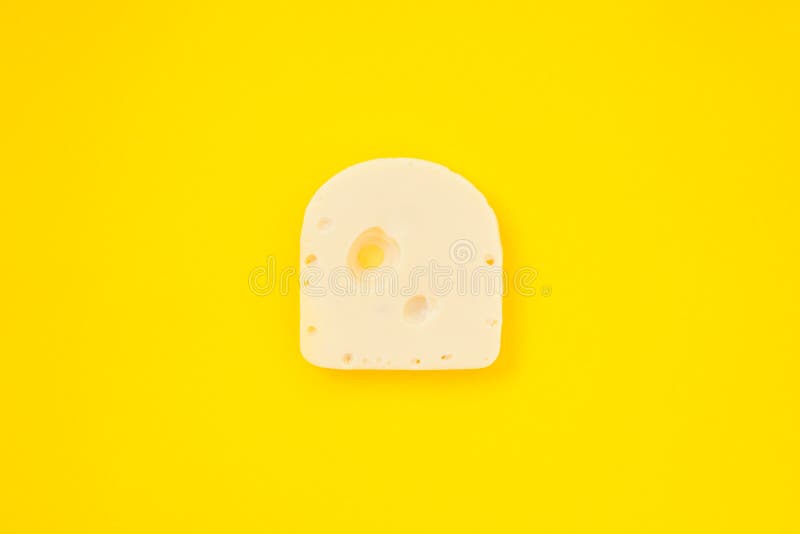 Download Piece Of Cheese On Yellow Color Background Stock Photo Image Of Creative Maasdam 150817460 PSD Mockup Templates