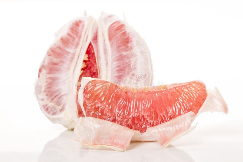 Red pomelo stock photo. Image of vitamin, slice, colorful 17857214