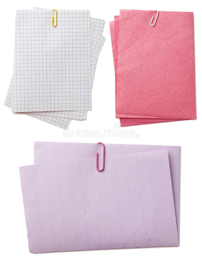 Piece of note paper royalty free stock photos