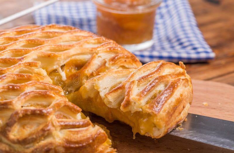 Piece of pie with filling stock photo. Image of 143535234