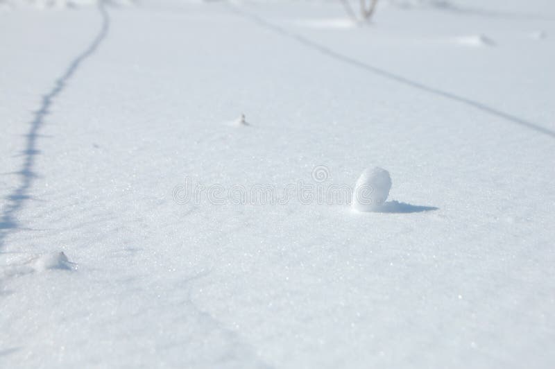 A Piece of Snow in the Sun. Stock Image Image of beautiful, views