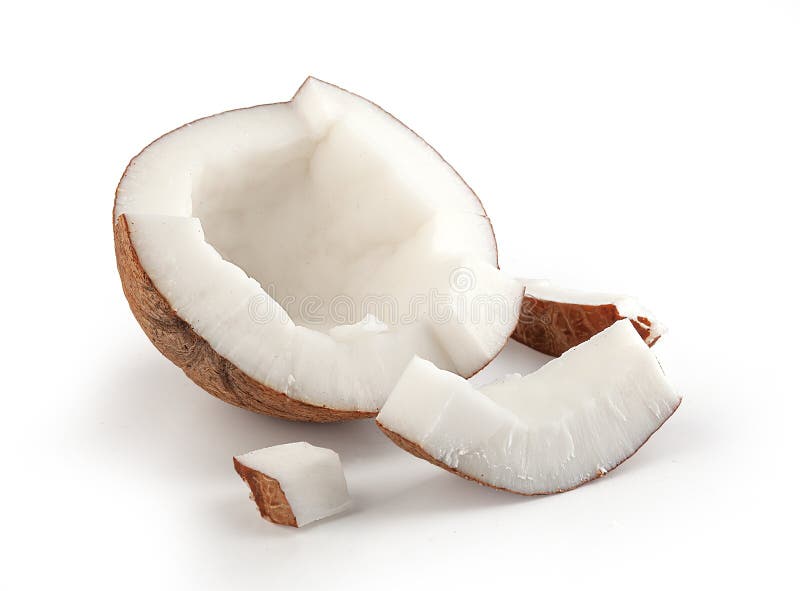 Pieces of coconut stock image. Image of shuttered, coconut 142623641