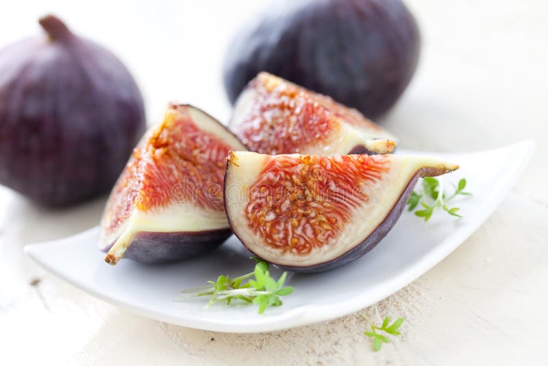 Pieces of figs