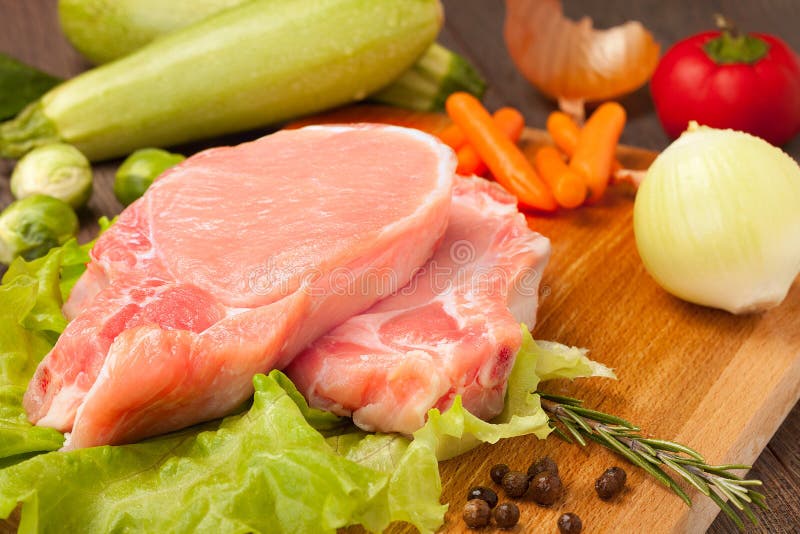 Pieces of raw meat stock photo. Image of beef, blood 29085828