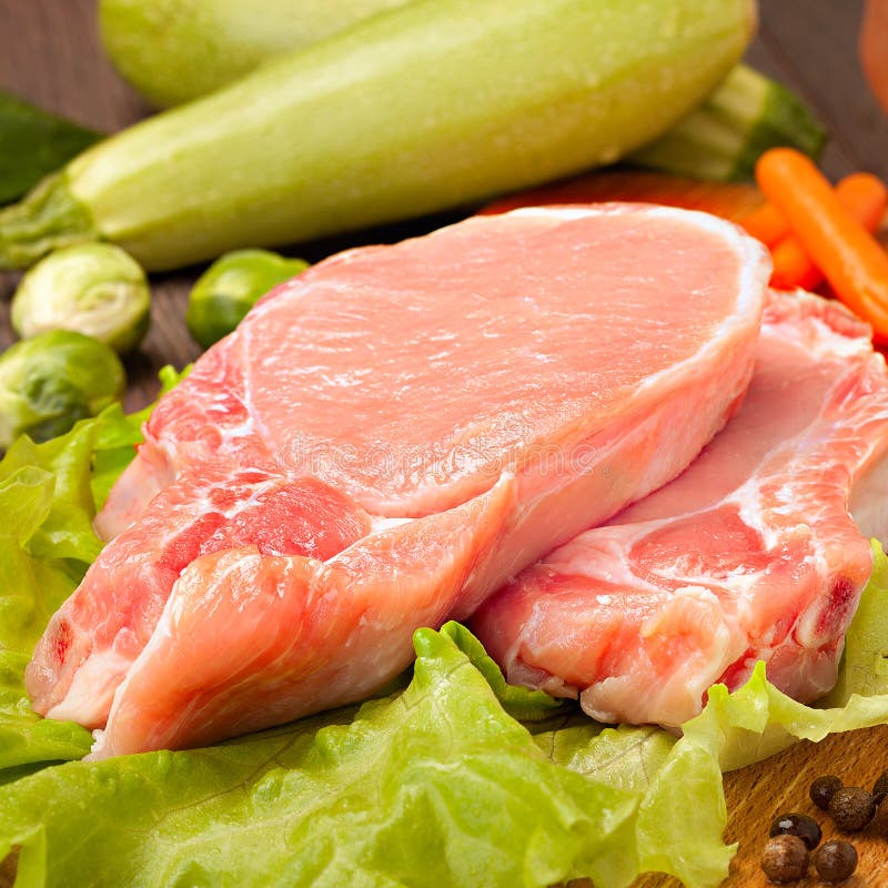 Pieces of Raw Meat for Cooking Stock Image Image of ingredient