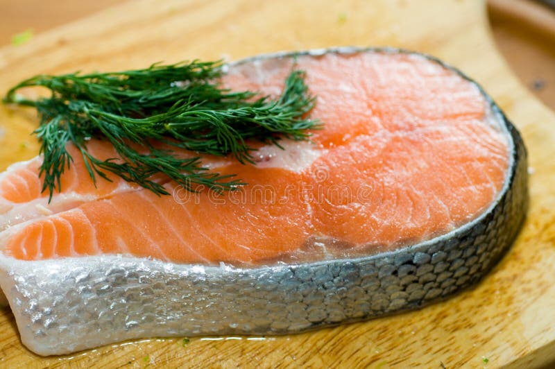 Fresh raw salmon stock photo. Image of salmon, backgrounds 6958262